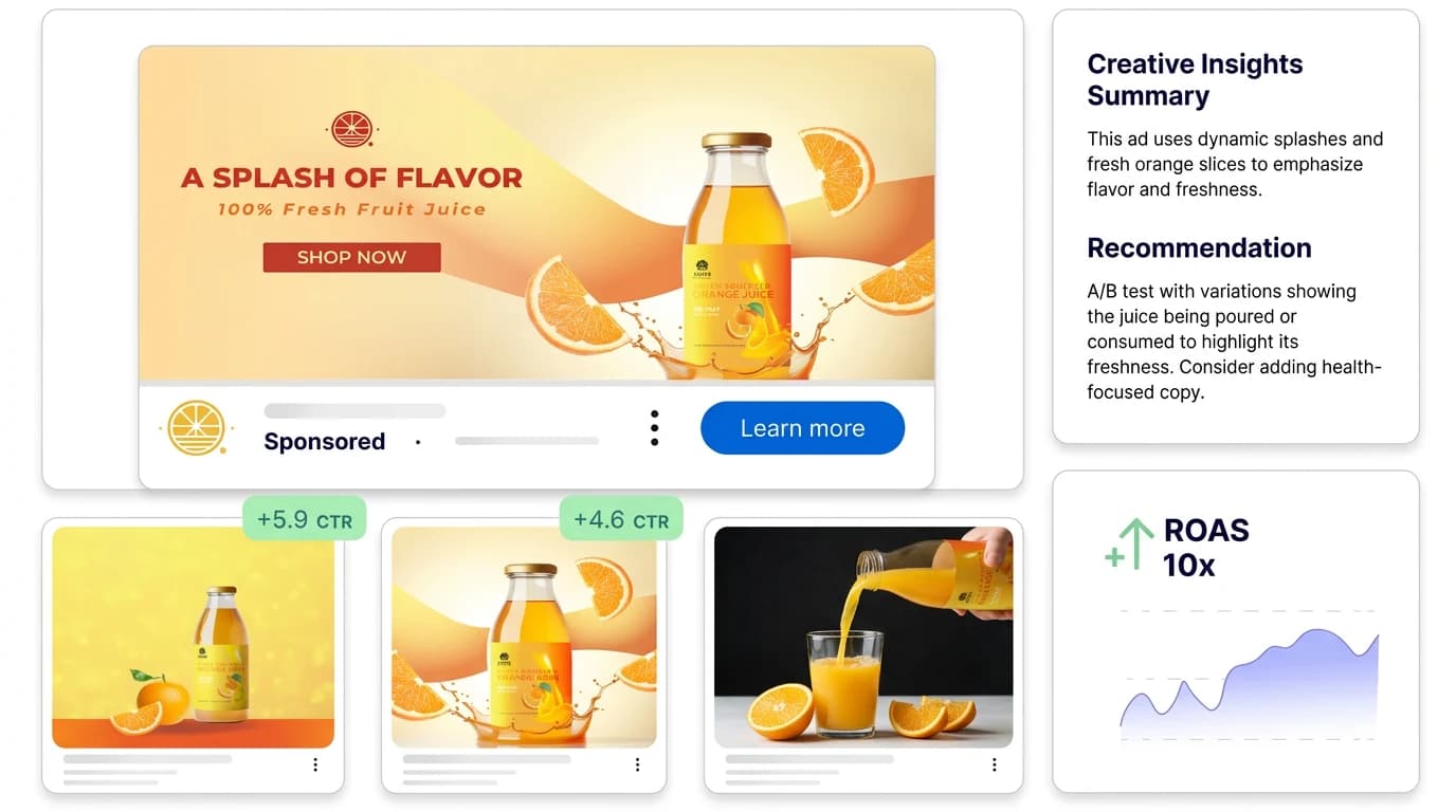 Omneky AI ad creative generation for Google campaigns