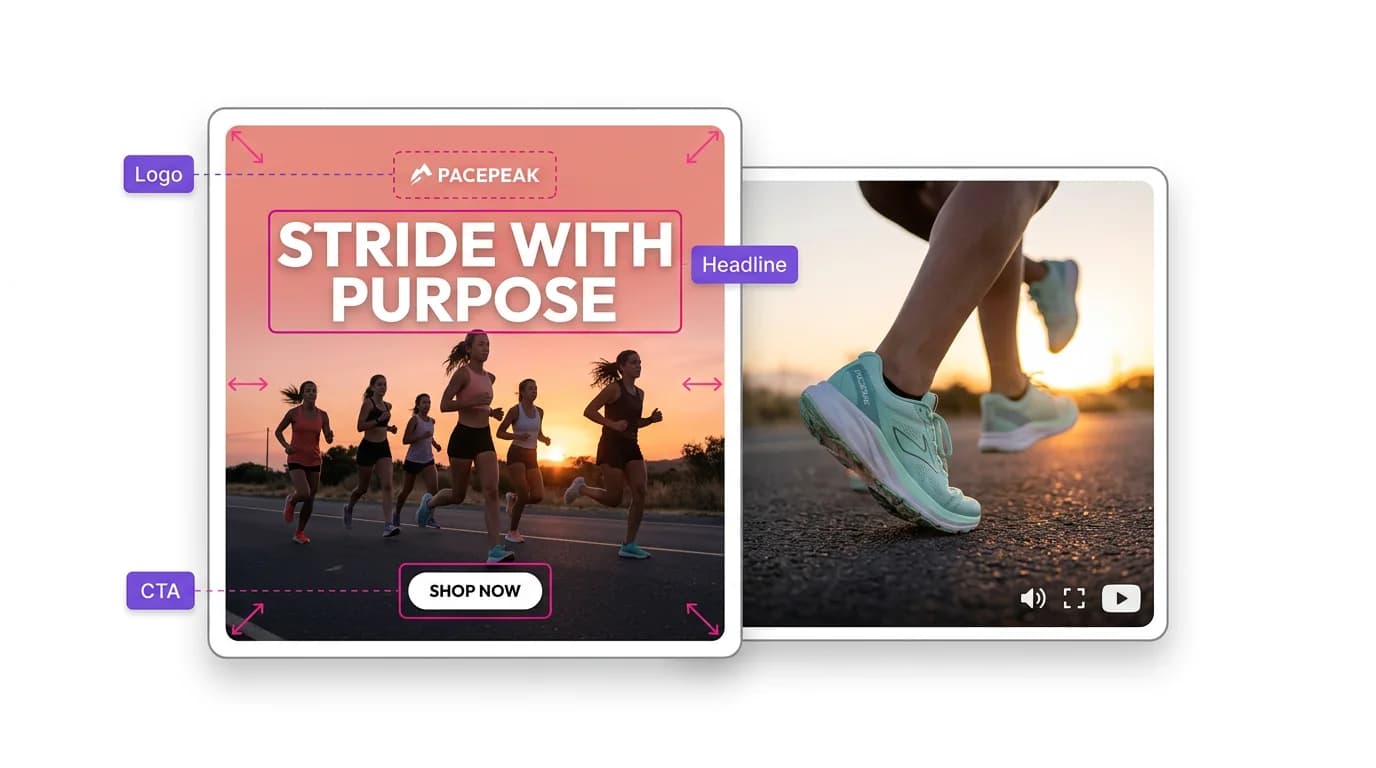 Performance trend analysis identifying top-performing ad creatives over time