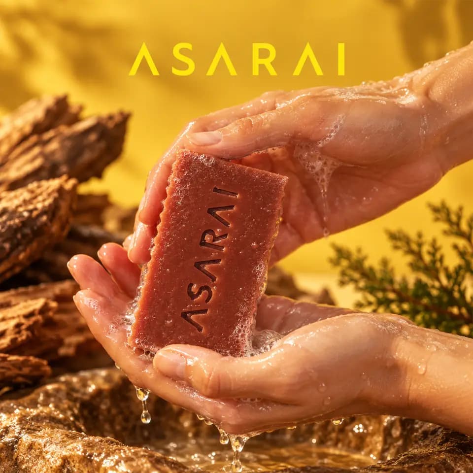 Asarai ad, 1:1, English